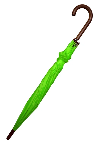 Складной зонтик - зеленый — стоковое фото