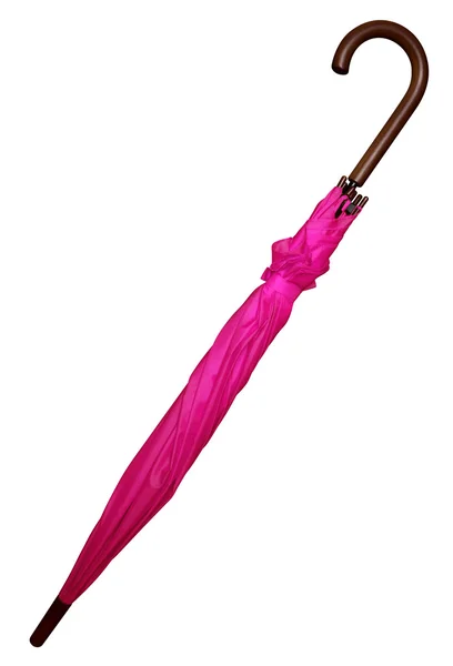 Складной зонтик - розовый — стоковое фото