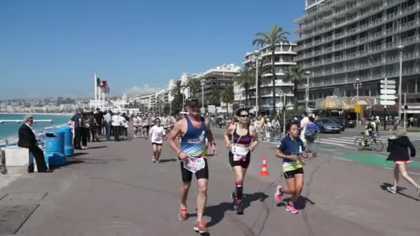 Nice - Promenade des Anglais-tól — Stock videók