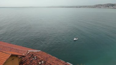 Akdeniz Nice, Fransa, yukarıdan görüntülemek