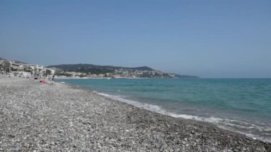 Nice, Fransa'da Akdeniz deniz görünümü