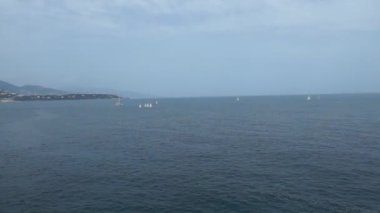 Nice, Fransa'da Akdeniz deniz görünümü