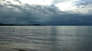 Fırtına-ses önce tropikal deniz