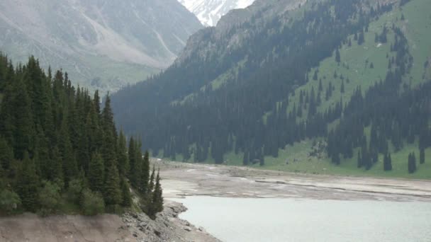 Mountain Lake Almaty Kazakstan — Stockvideo