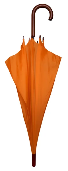 Зонтик сложенный - апельсин — стоковое фото