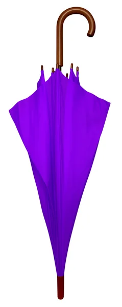 Umbrella folded- Violet — стокове фото