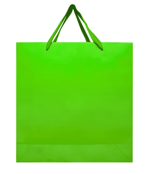 Bolsa de papel - verde —  Fotos de Stock