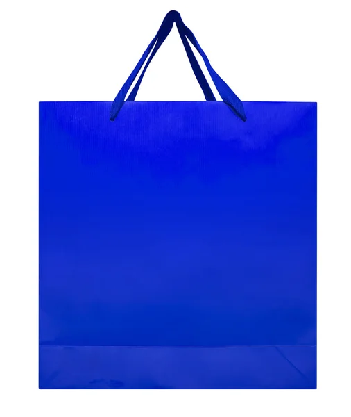 Papírový sáček - modrý — Stock fotografie