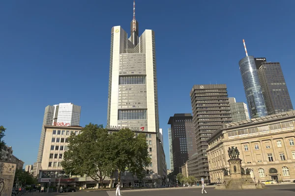 The Commerzbank tower — Stock Photo, Image