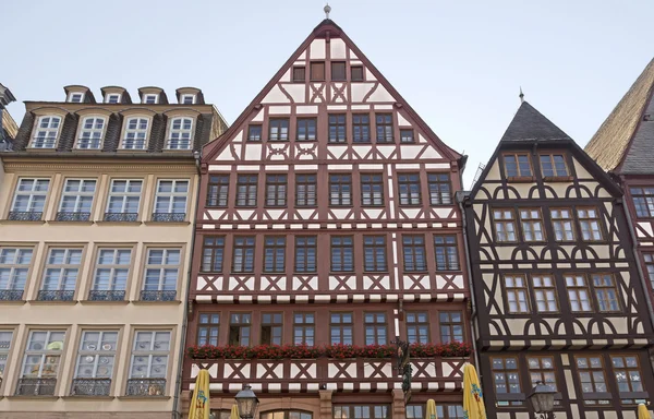 Frankfurt am main historic roemer place — Stock Photo, Image