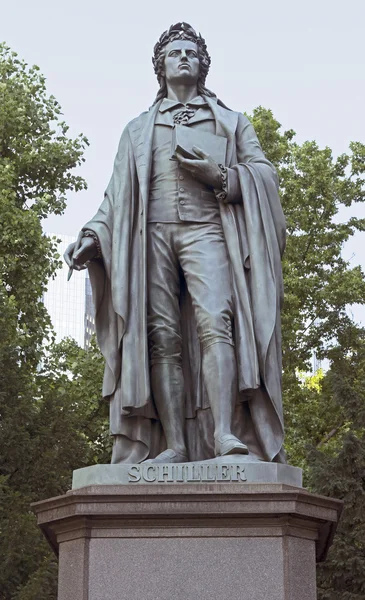 Statue of Johann Christoph Friedrich von Schiller — Stock Photo, Image