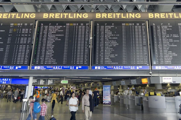 Aeroporto internacional de Frankfurt — Fotografia de Stock