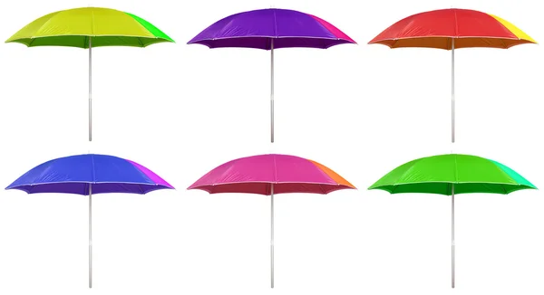 Slunečníky - barevné — Stock fotografie