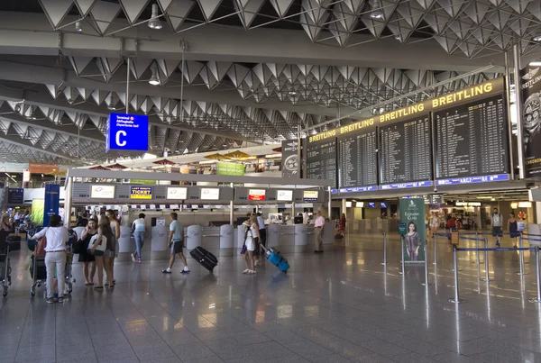 Mezinárodní letiště Frankfurt — Stock fotografie
