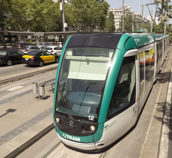 Barcelona tramvay — Stok fotoğraf