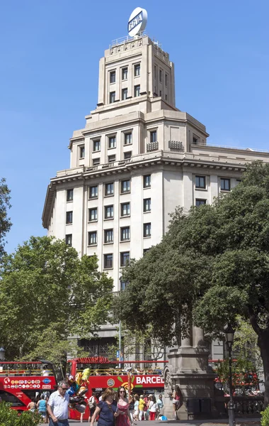 Architectuur van Plaza De Catalunya — Stockfoto