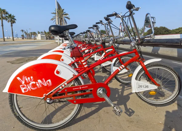 Vodafone Bicing — Stock Photo, Image