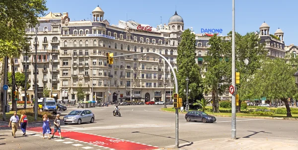 Typical architecture of Barcelona — Stock Photo, Image