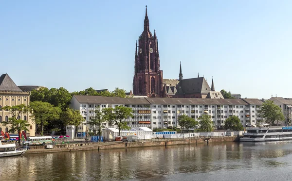 View on old district of Frankfurt am Main, Germany — Stock Photo, Image
