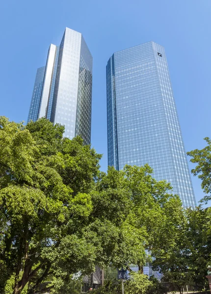 Skyscrapers of Frankfurt am Main — Stock Photo, Image