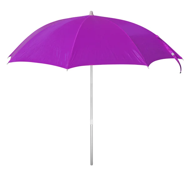 Пляжный зонтик - фиолетовый — стоковое фото