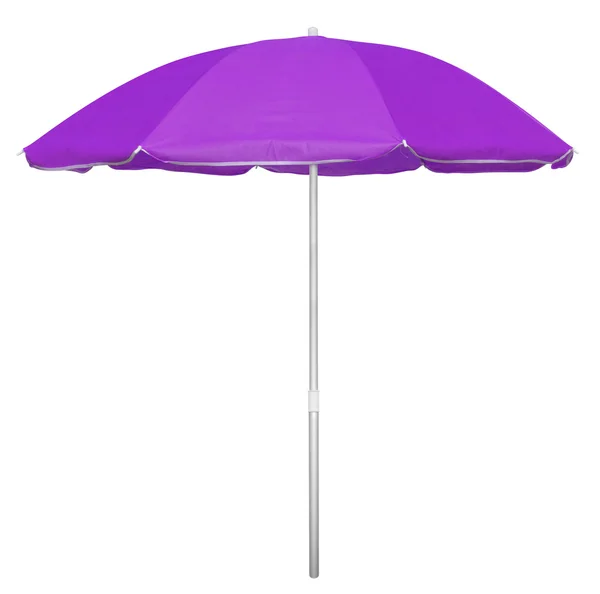 Пляжный зонтик - фиолетовый — стоковое фото