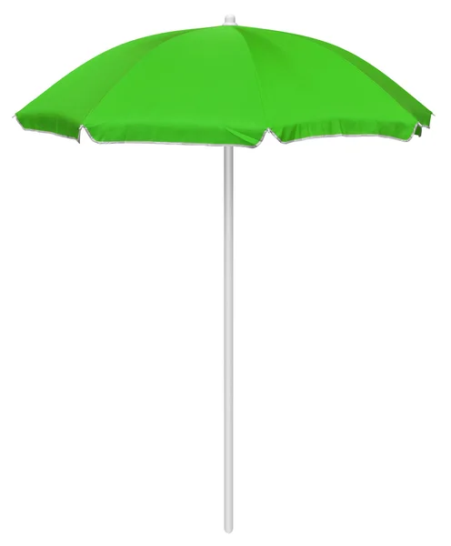 Beach umbrella - green — Stock Photo, Image