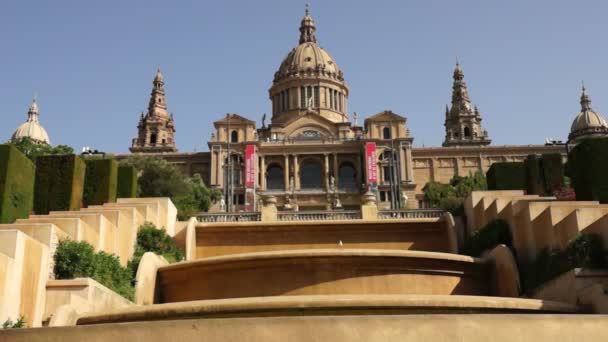 Museu nacional mnac — Vídeo de Stock