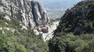 Montserrat monastery yakınındaki barcelona