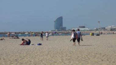 Barcelona-e - Barceloneta Beach - timelapse