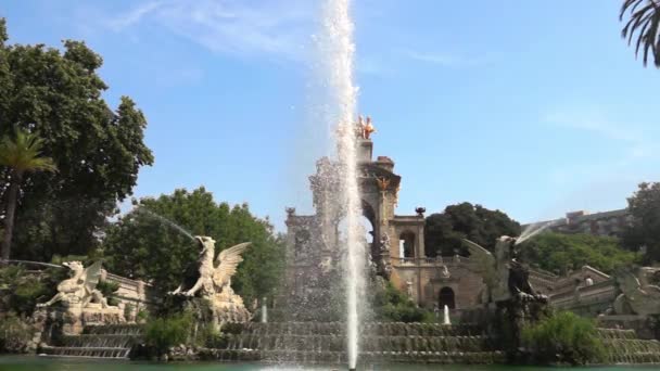 カルロ ・ デ ・ ラ ・ アウロラ国際噴水 — ストック動画