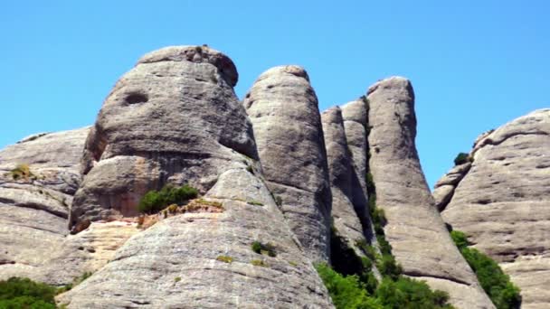 Montañas de Montserrat — Vídeos de Stock