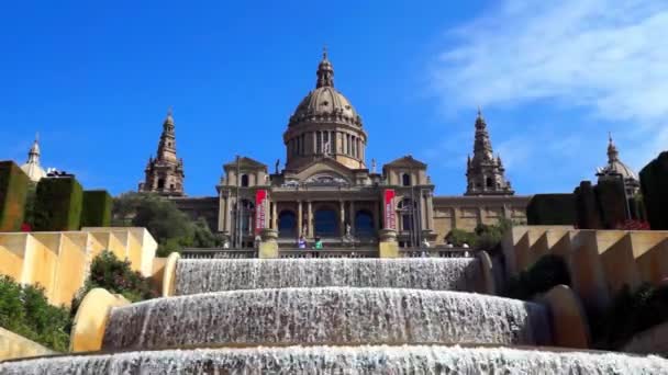 Museo Nacional MNAC — Vídeo de stock