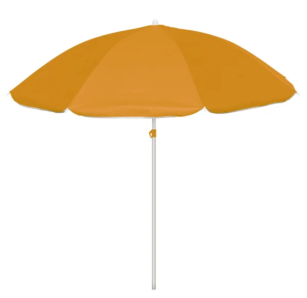 沙滩伞-橙色 — 图库照片