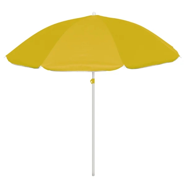 Guarda-chuva de praia - amarelo — Fotografia de Stock