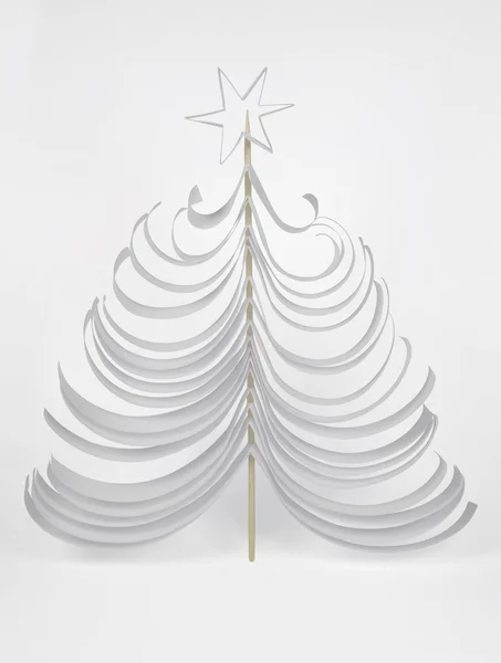 Árvore de Natal de papel — Fotografia de Stock
