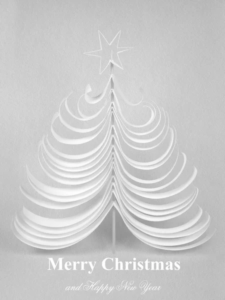 Christmas tree Postcard — Stock Photo, Image