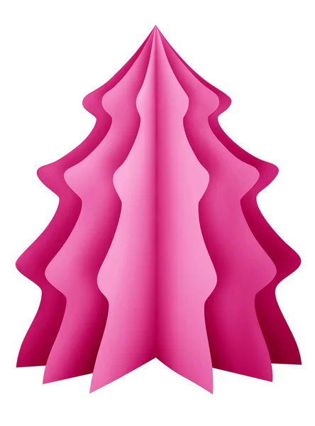 Christmas tree - pink — Stock Photo, Image