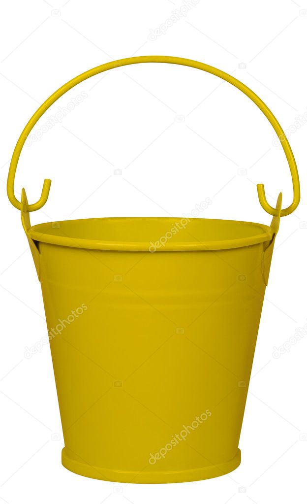 Empty bucket - yellow