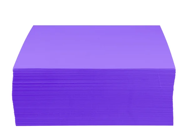 Papier bloc de note emballé - violet — Photo