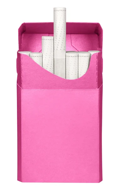 담배 상자-연 핑크 — 스톡 사진