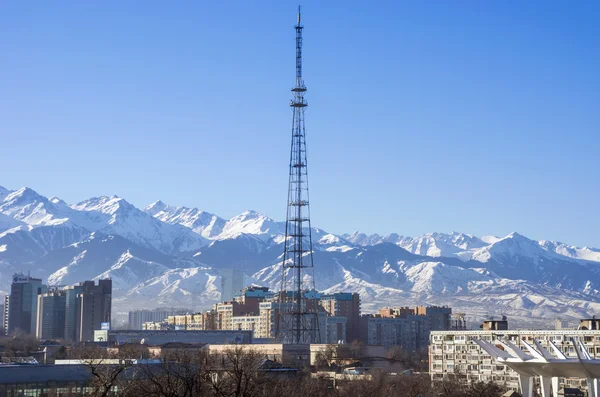 Vista de Almaty cidade — Fotografia de Stock