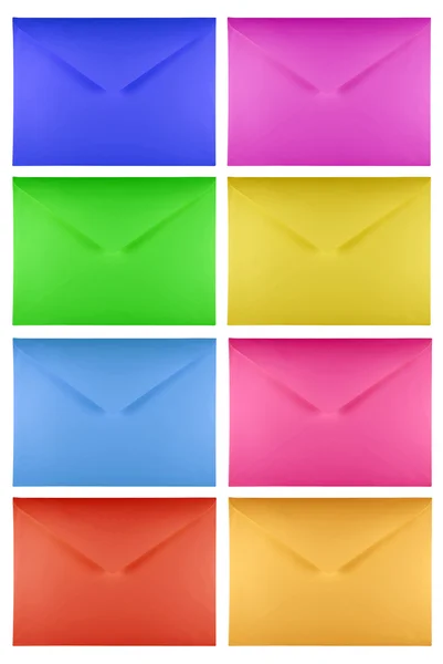 Lege envelop - kleurrijke — Stockfoto