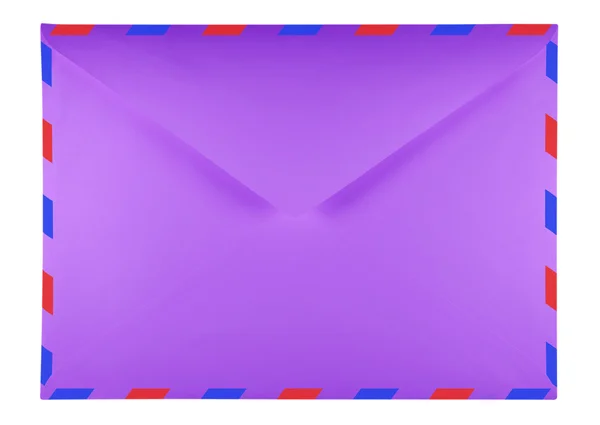 Envelope em branco - violeta — Fotografia de Stock