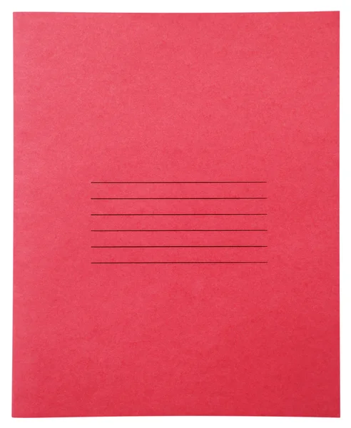 Notebook - copertina rossa — Foto Stock