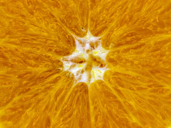 Fresh juicy orange close up — Stock Photo, Image