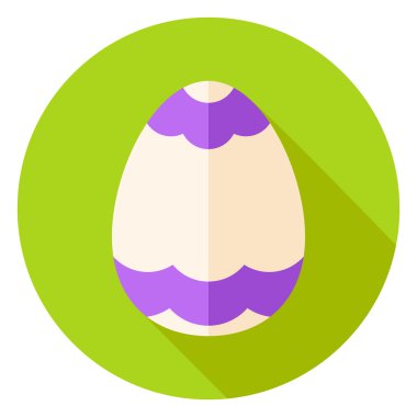 Süs Daire Simgesi ile Paskalya Yumurtası