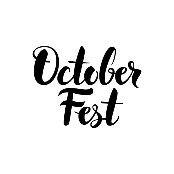 Tarjeta del Festival de Octubre — Archivo Imágenes Vectoriales