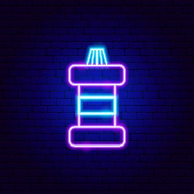 Ağız gargarası Neon İşareti