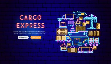 Kargo Ekspres Neon Sancak Tasarımı